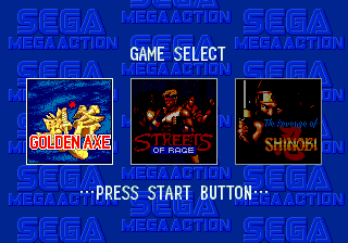 Mega Games 2 Title Screen